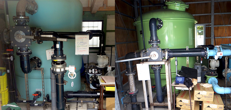 公立学校プールろ過設備