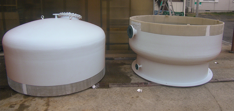 ろ過タンク分割