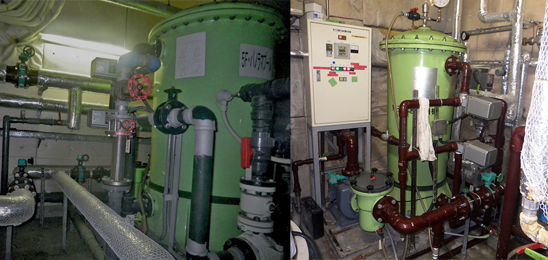 各種ろ過設備設置例